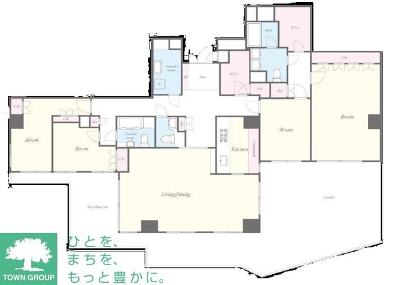 ドムス元麻布の物件間取画像